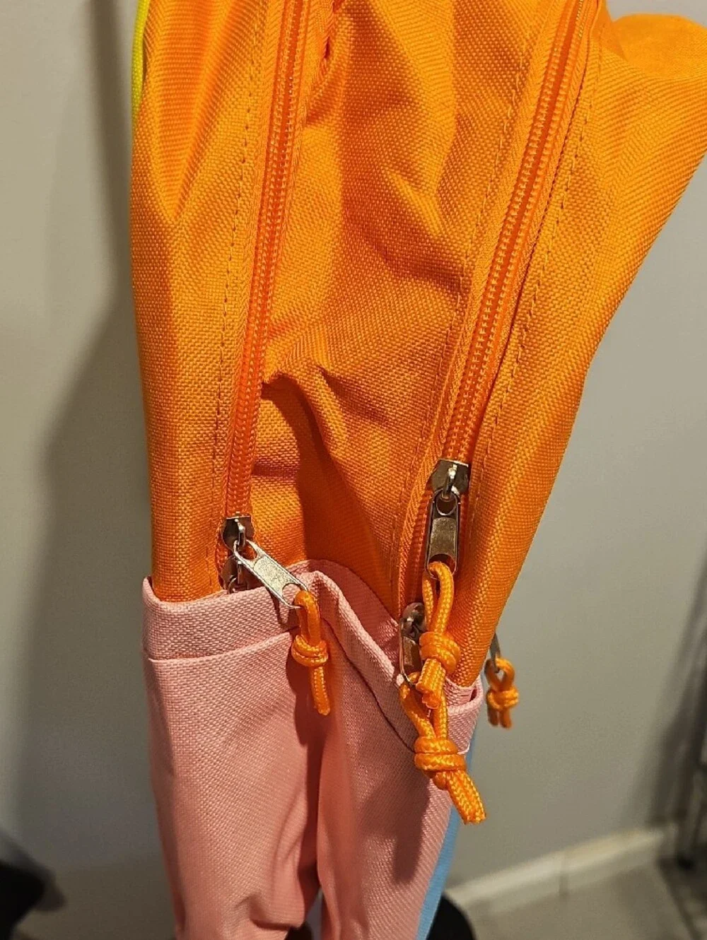 l*space Kids Colorblock Backpack in Orange, Mint, Blue, Pink, Lavender